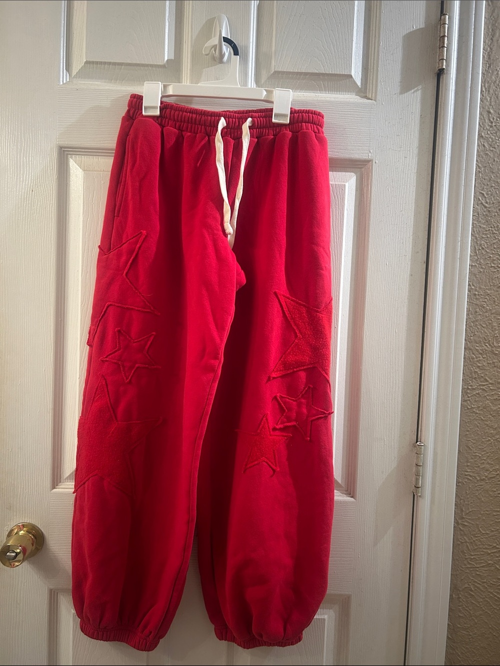 Urban Outfitters out from under Red Star Embroidered Fleece sweatpants